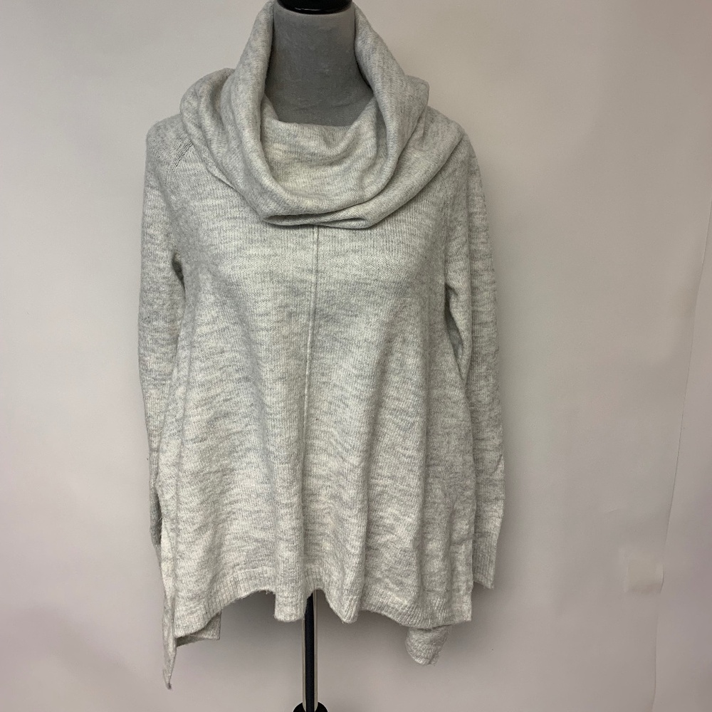 Jessica Simpson Sweater Cowl Neck Asymmetrical Soft Loungewear  Women’s SZ M